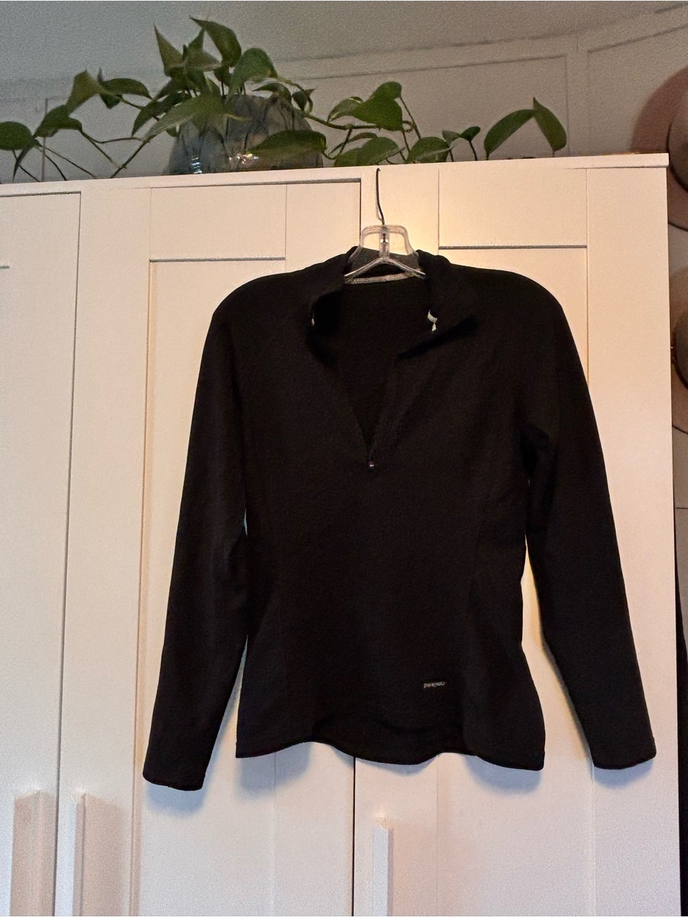 Patagonia Black Half-Zip Thermal Base Layer